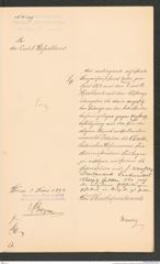 k.k. naturhistorisches Hofmuseum, Intendanzakten 1885-1896 (Hauer), Aktenzahl Z.209/1893, Seite 3
